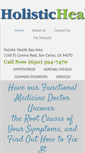 Mobile Screenshot of holistichealthbayarea.com