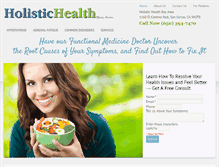 Tablet Screenshot of holistichealthbayarea.com